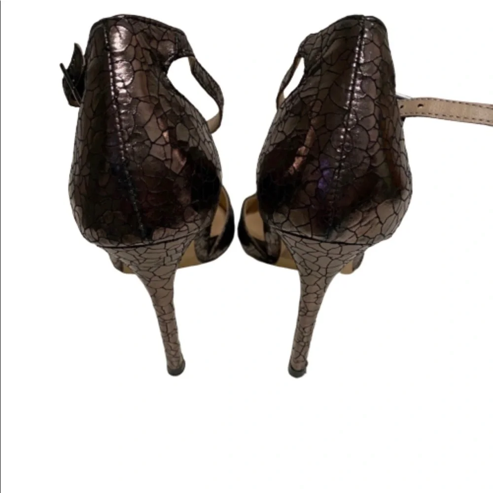 Izabella Rue faux snakeskin print heels Size 6 - Picture 3 of 5